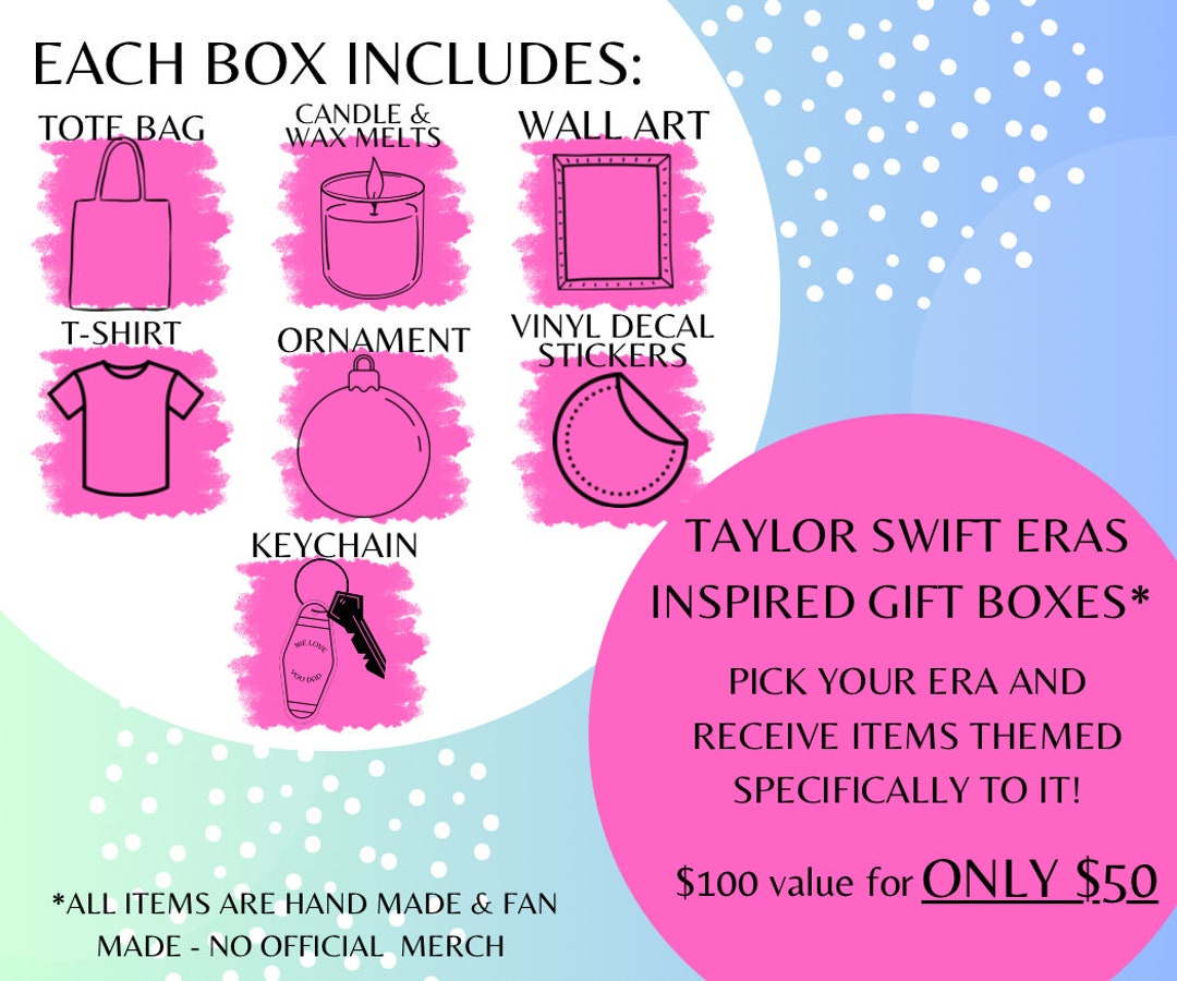 The Eras Tour Inspired Gift Box | Mystery | Christmas | Taylor Swift ...