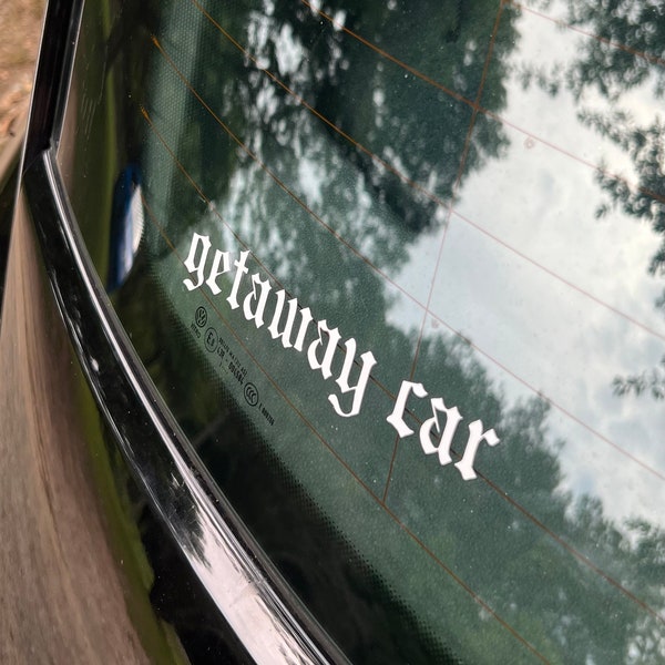 Taylor Swift getaway car reputation car decal