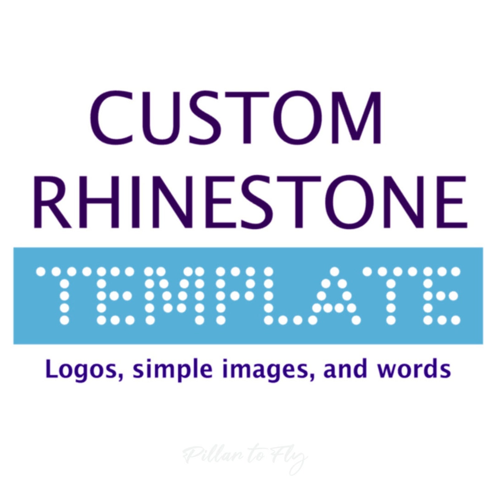 Custom Rhinestone Template Etsy