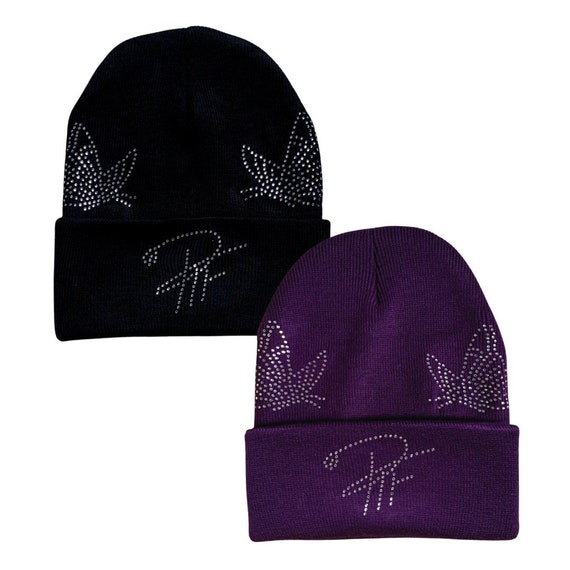 Butterfly Rhinestone Beanie Knit Cap 