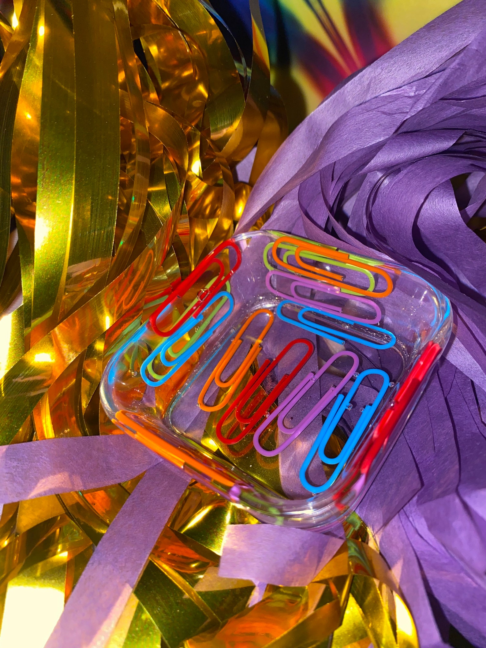 Paper Clip Catch All Tray Etsy