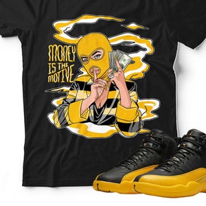 shirts to match black and yellow 12s 