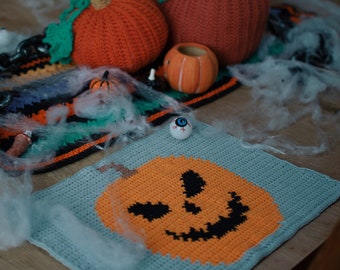 Halloween Pumpkin Placemat Tablemat