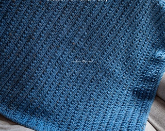 Little Dots Baby Blanket crochet pattern, pdf only, written in 8 sizes - lovey to standard throw. Perfect gift for babies and nursery decor