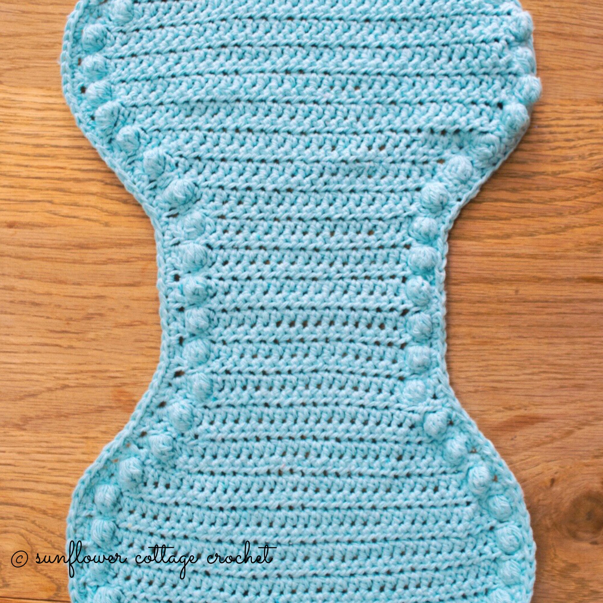 Bobbles Burp Cloth Crochet Burp Cloth Pattern Etsy