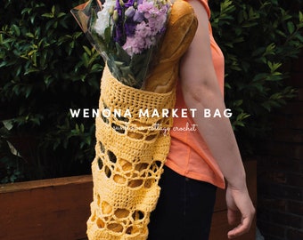 Wenona Market Bag | Crochet Market Bag Pattern