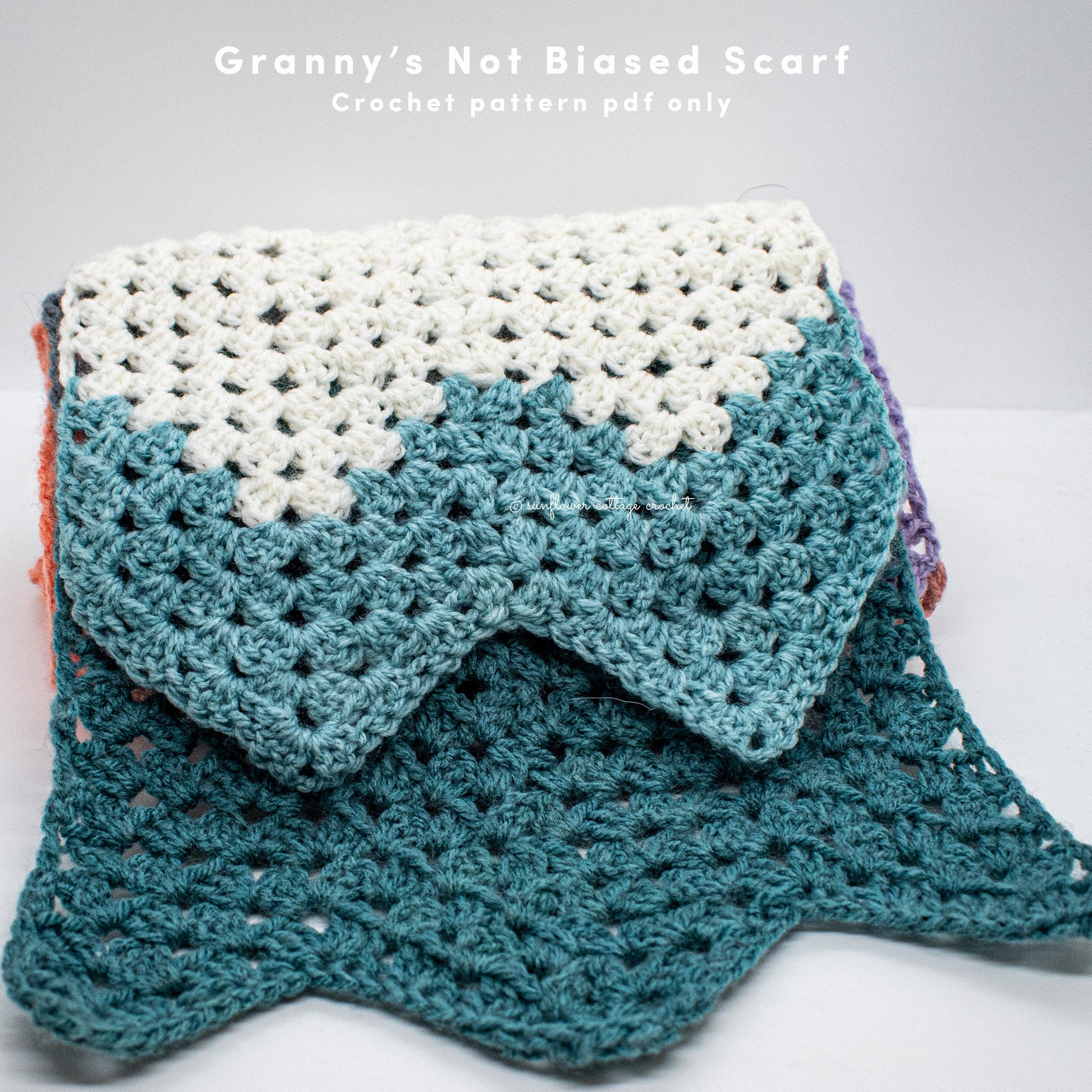 Granny Chevron Scarf, Quick, Easy Crochet Scarf Pattern for Beginners ...