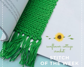 Woven Bookmark | Crochet Bookmark Pattern