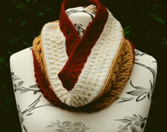 Mixed Toffee Cowl | Crochet Cowl Pattern