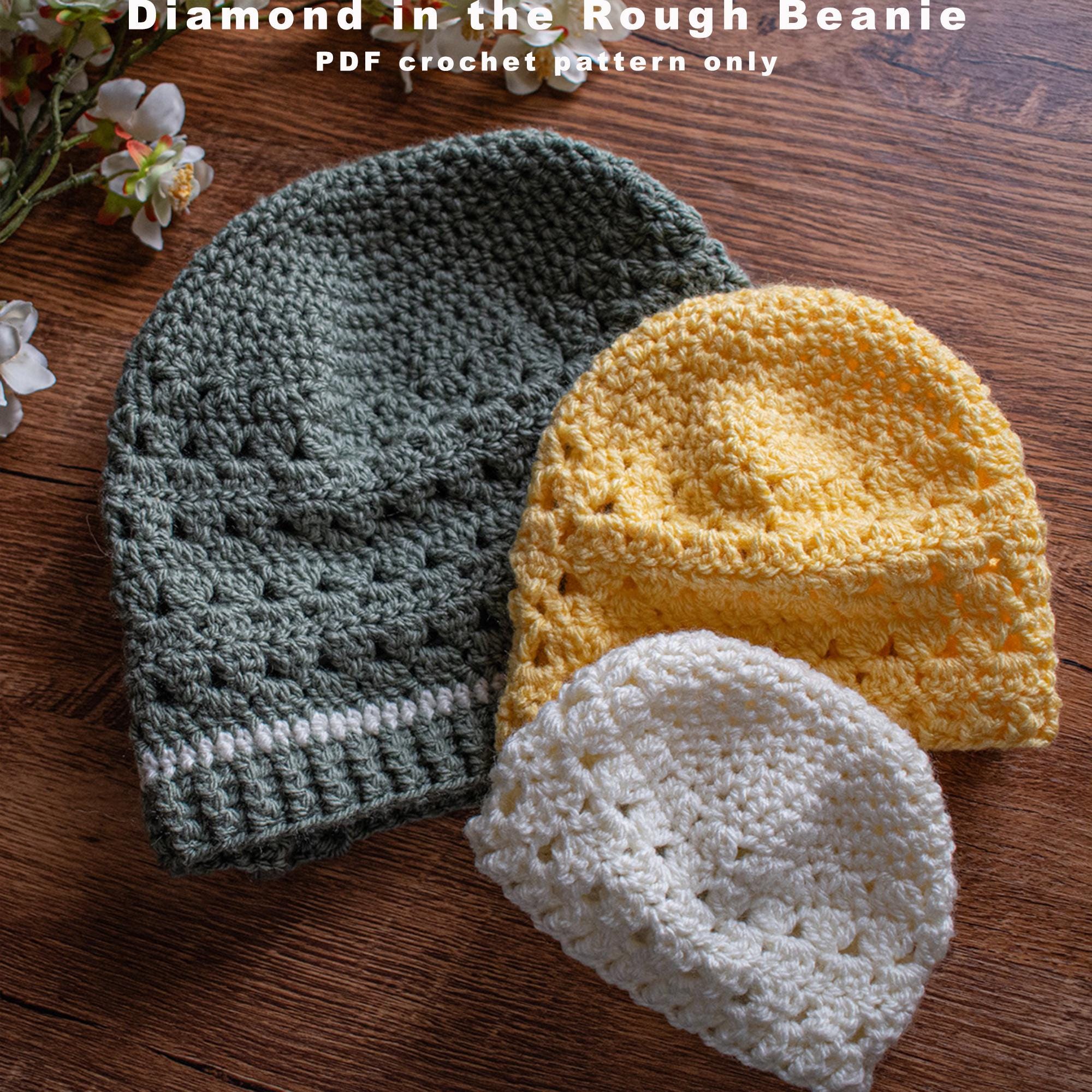 Unisex Crochet Hat Pattern in 8 Sizes From Newborn to Adult Large | PDF ...
