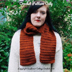 Pomander Men&#39;s Scarf | Crochet Scarf Pattern