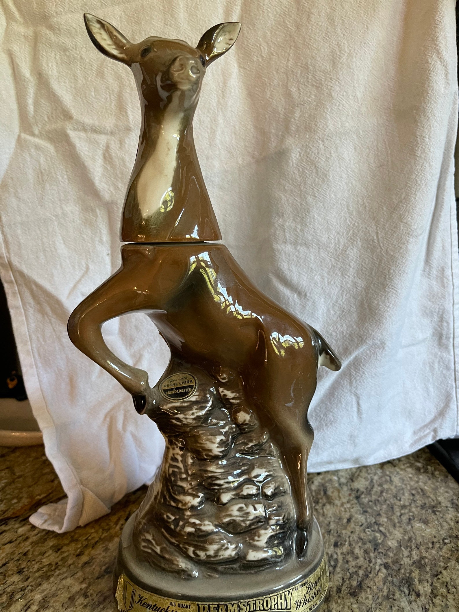 Jim Beam Decanter Doe Etsy