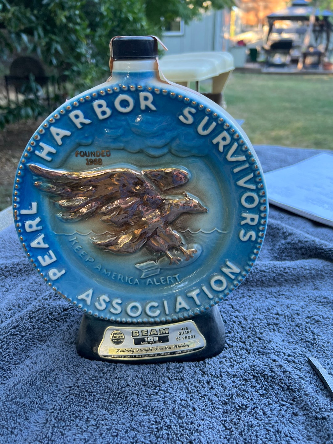 Pearl Harbor Jim Beam Decanter Etsy