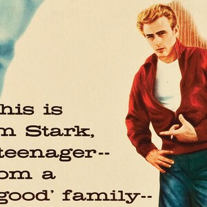 Rebell ohne Grund 1955 James Dean Restaurierter Premium Holz Film