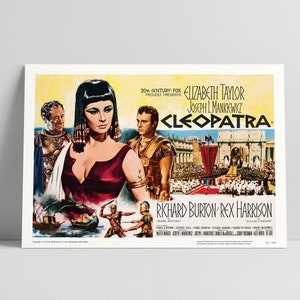 クレオパトラ（1963年）ポスター アメリカの壮大な歴史ドラマ