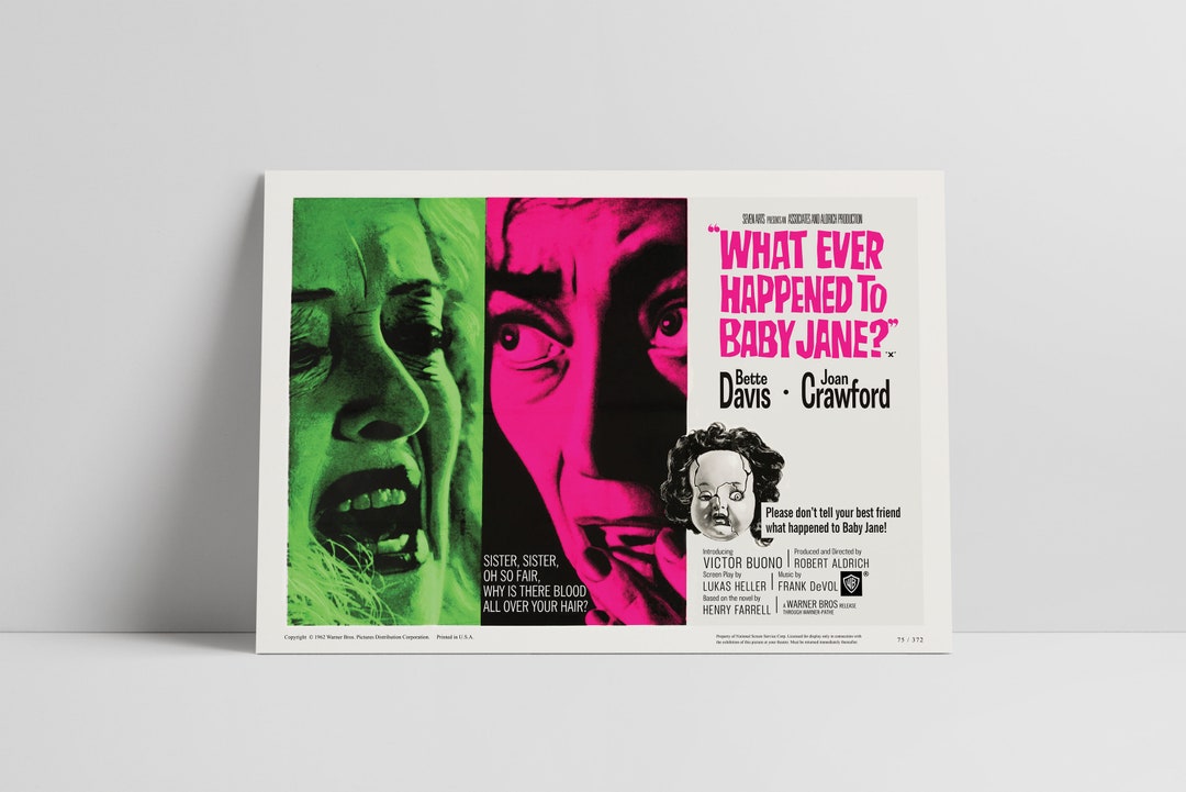 What Ever Happened to Baby Jane 1962 Bette Davis, Joan Crawford