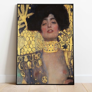 Gustav Klimt - Judith, Printable Poster, Art Print, Instant Download