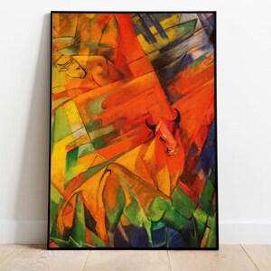 Franz Marc - Animals in a Landscape, Printable Poster, Downloadable Art Print, Instant Download
