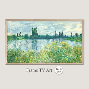 Monet Seine River Painting for Samsung Frame TV (Digital Download)