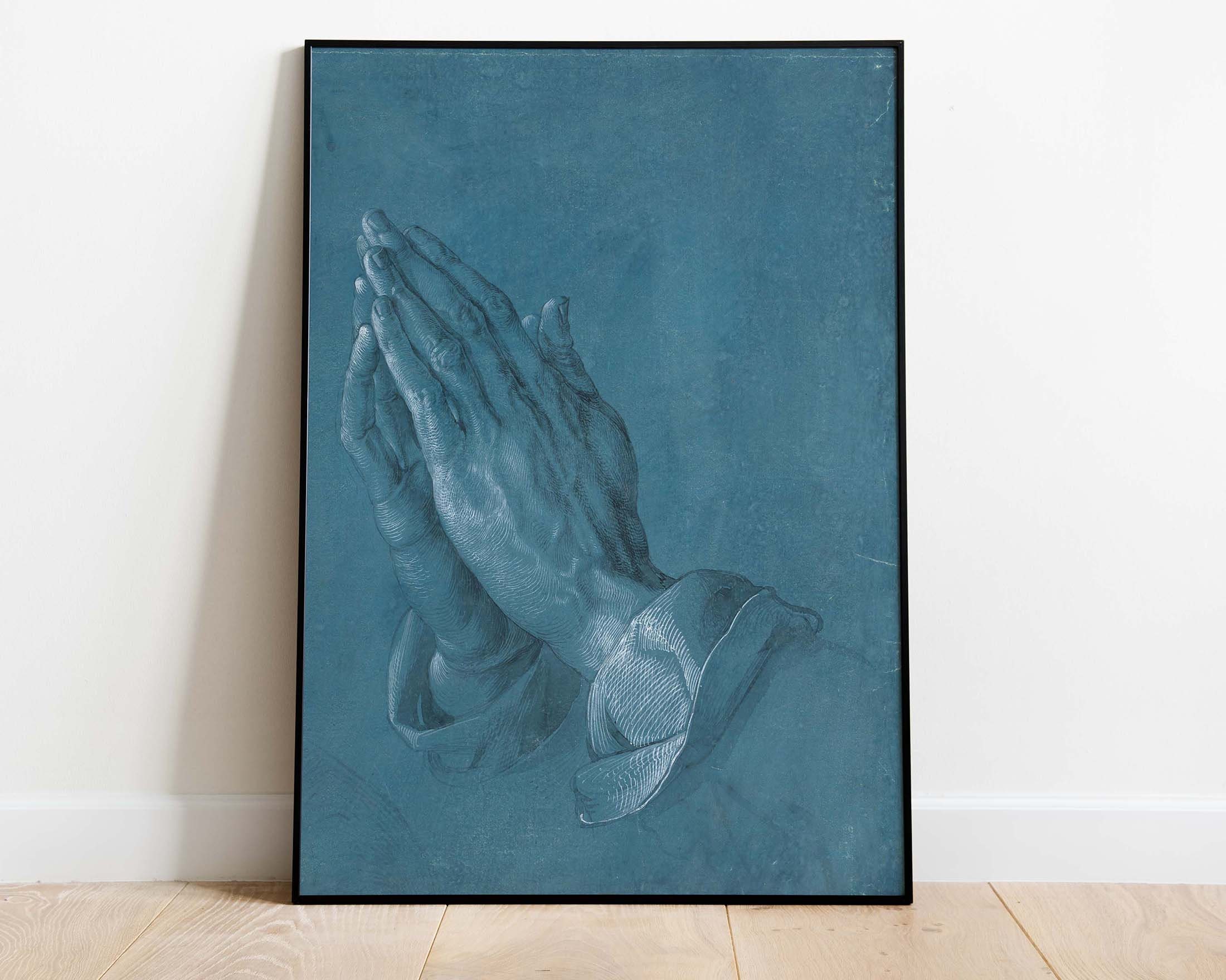手の形をした油彩画 Albrecht durer 油絵 手 絵画 Albrecht durer hands - 日本