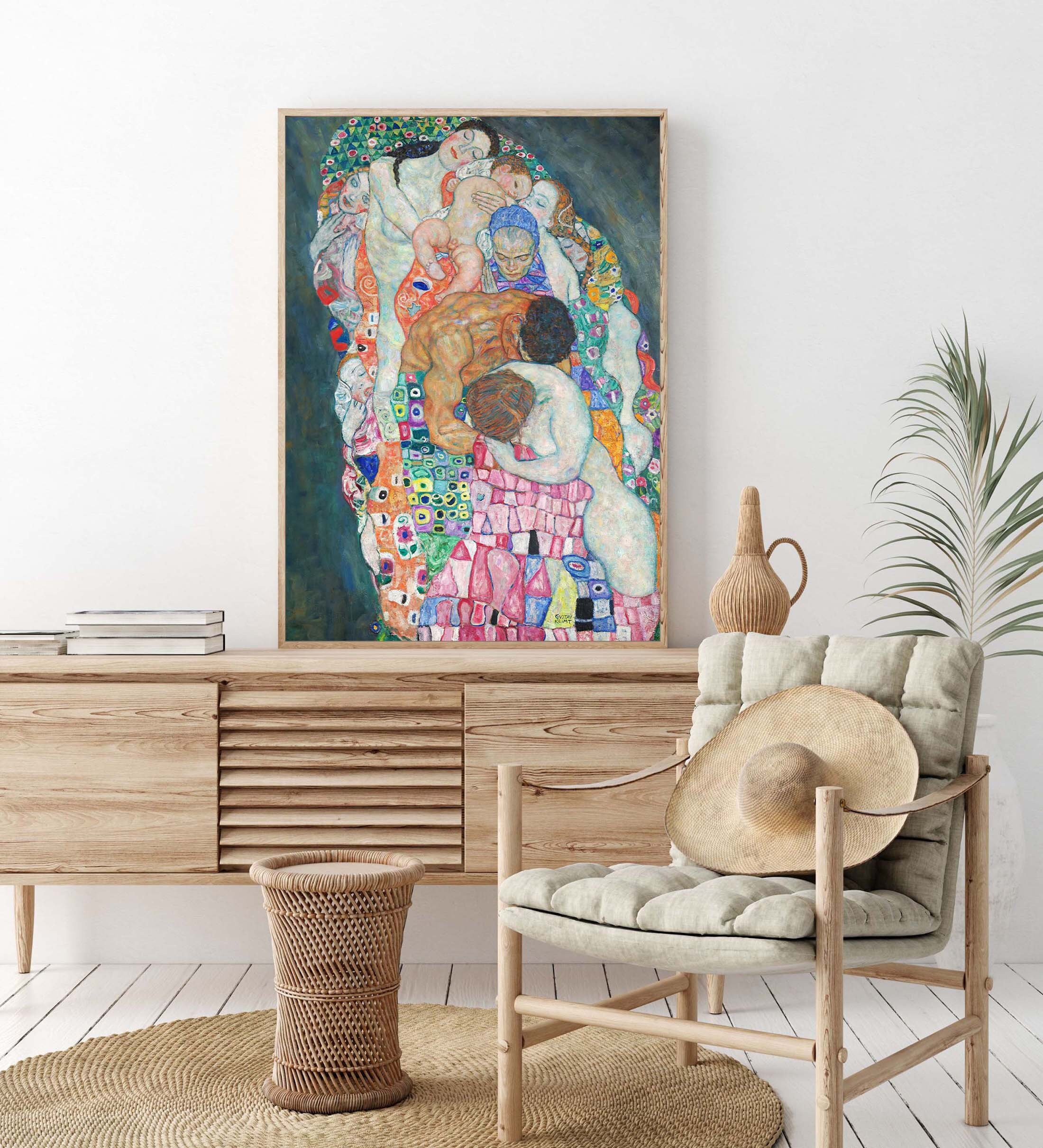 Gustav Klimt - Death and Life, Poster, Art Print, Instant Download - Etsy