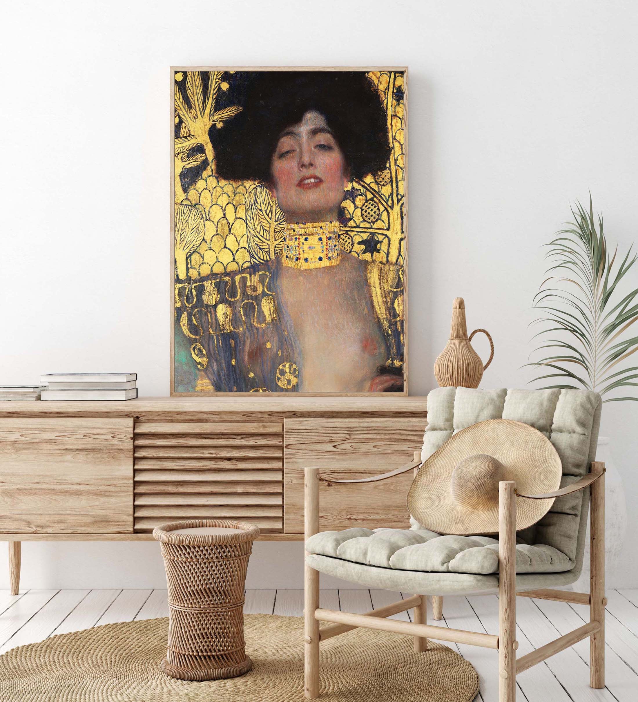 Gustav Klimt Judith, Printable Poster, Art Print, Instant Download