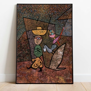 Paul Klee - Traveling Circus, Printable Poster, Downloadable Impressionism Art Print, Instant Download
