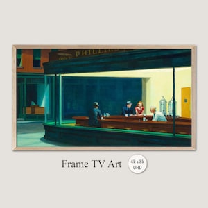 Edward Hopper Nighthawks - Samsung Frame TV Art (Digital Download)