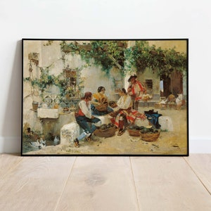 Joaquin Sorolla - Selling Melons, Downloadable Poster, Printable Art, Instant Download
