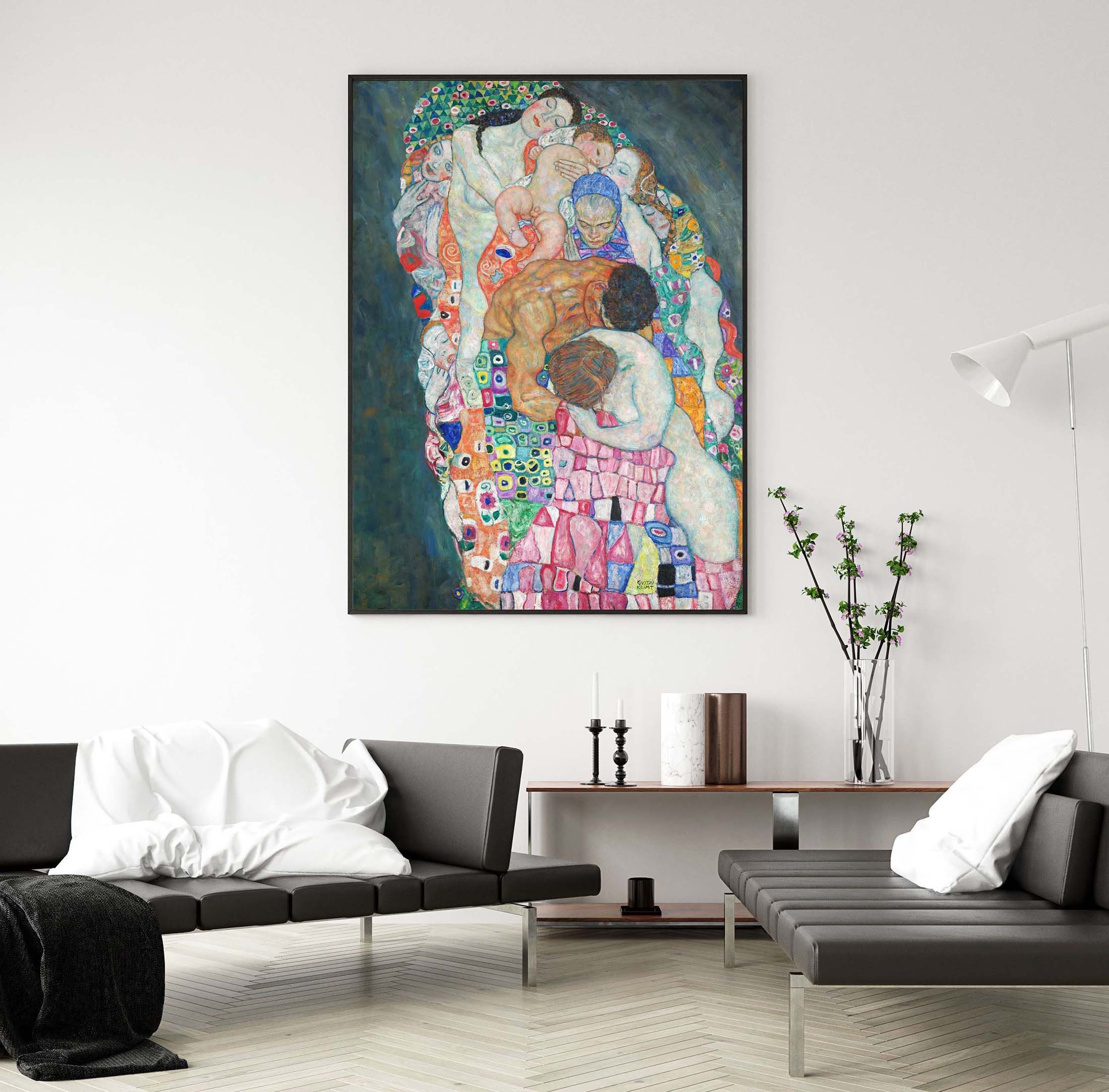 Gustav Klimt - Death and Life, Poster, Art Print, Instant Download - Etsy