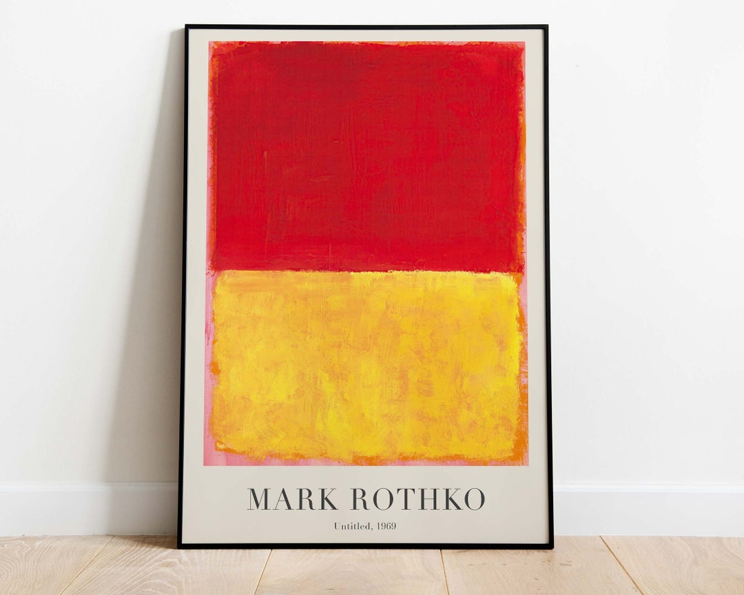 Mark Rothko - Untitled, 1969, Printable Poster, Downloadable Art Print ...