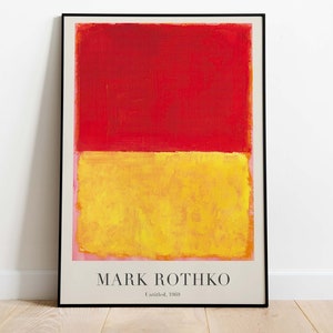 Mark Rothko - Untitled, 1969, Printable Poster, Downloadable Art Print, Instant Download