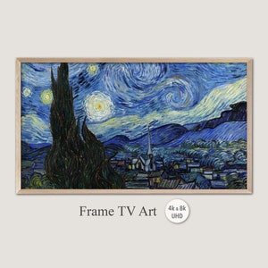 Van Gogh Starry Night Samsung Frame TV Art (Digital Download)