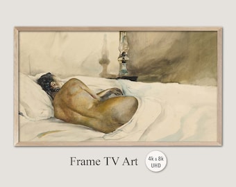 Samsung Frame TV Art, 4k & 8k UHD-2 Digital Wall Art, Andrew Wyeth - Spring Evening, Instant Download