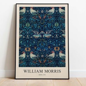 William Morris Poster - Birds, Downloadable Art Print, Instant Download