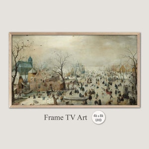 Winter Landscape Painting for Samsung Frame TV (Digital Download)