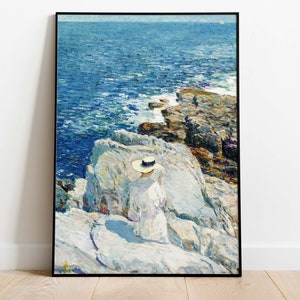Childe Hassam - The South Ledges, Printable Poster, Downloadable Impressionism Art Print, Instant Download