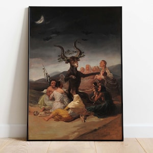 Goya - Witches Sabbath, Downloadable Poster, Printable Art, Instant Download
