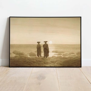 Caspar David Friedrich - Moonrise, Downloadable Poster, Printable Art, Instant Download