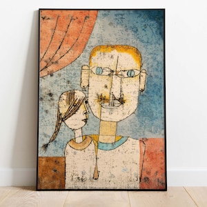 Paul Klee - Adam and Little Eve, Downloadable Poster, Printable Art, Instant Download
