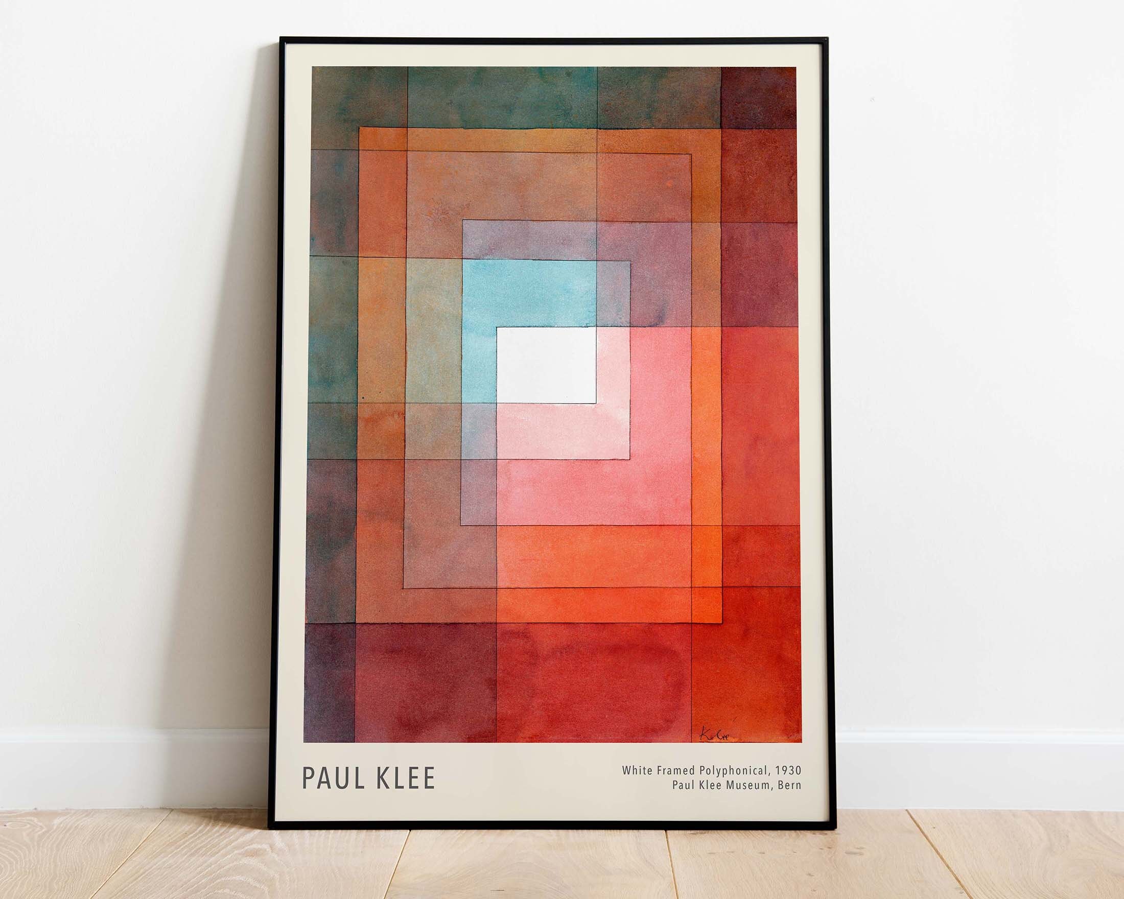 Paul Klee - White Framed Polyphonically, Downloadable Art Print