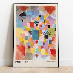 Paul Klee - Southern Gardens, Downloadable Art Print, Printable Poster, Instant Download