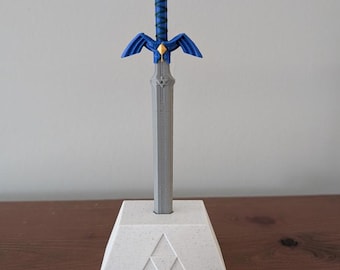 3D Printed Legend of Zelda LoZ Inspired Master Sword Pen, Bic Refillable, Replaceable, Great For Offices Desks, Students and Professionals