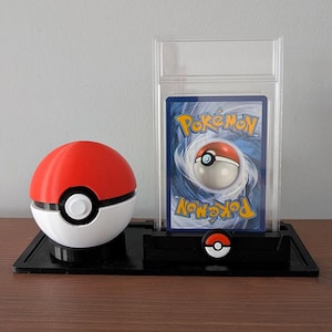 Supports de cartes à collectionner TCG de luxe imprimés sur mesure inspirés de Pokemon, imprimés en 3D pour PSA Ace Cgc Mgc Bgs, etc.