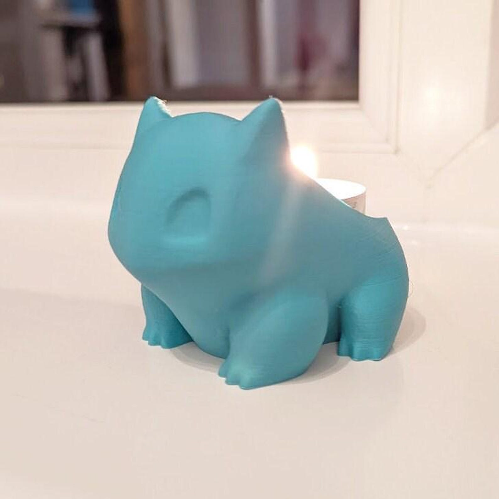 Pokemon Inspired 3D Printed Planter, Bulbasaur Tea Light Holder ...