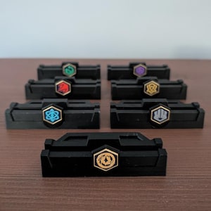 Suportes para cartões colecionáveis impressos em 3D inspirados na Disney Lorcana para Raw, Sleeved, Toploader e Slabs PSA Grading Ace Cgc Mgc Bgs etc.