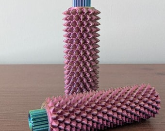 Twist & Pop Ouchie The 4-in-1 Sensory Fidget Toy Experience and Hidden Storage Compartment Keyring Great for Pain Stim