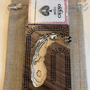 Travel Size Lake Michigan Cribbage