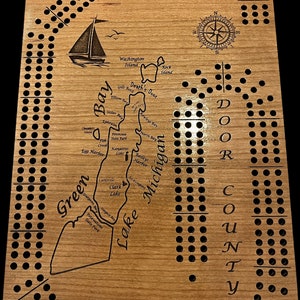 Door County Cribbage Board