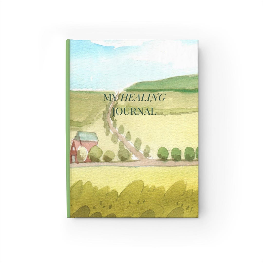 Watercolor Landscape Journal | Healing Notebook, 5x7 Ruled - Etsy